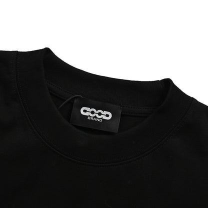GOODBRAND 25ss burst pattern leather letter logo short sleeves