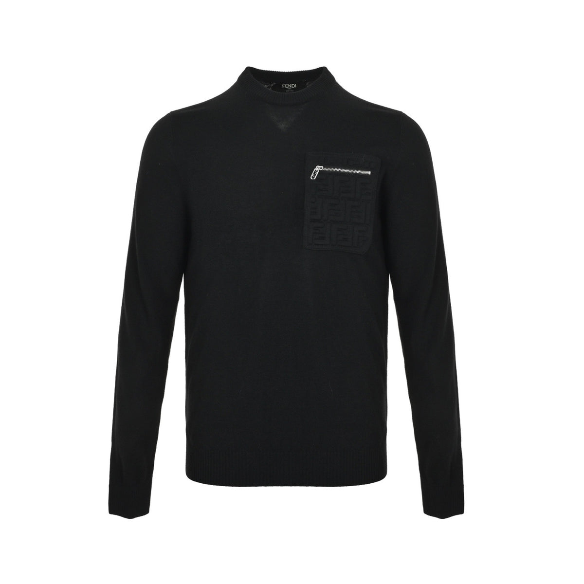 Fendi 25FF pocket FF embossed embossed sweater