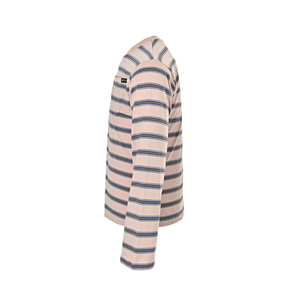 Prada light pink striped pocket label long sleeves