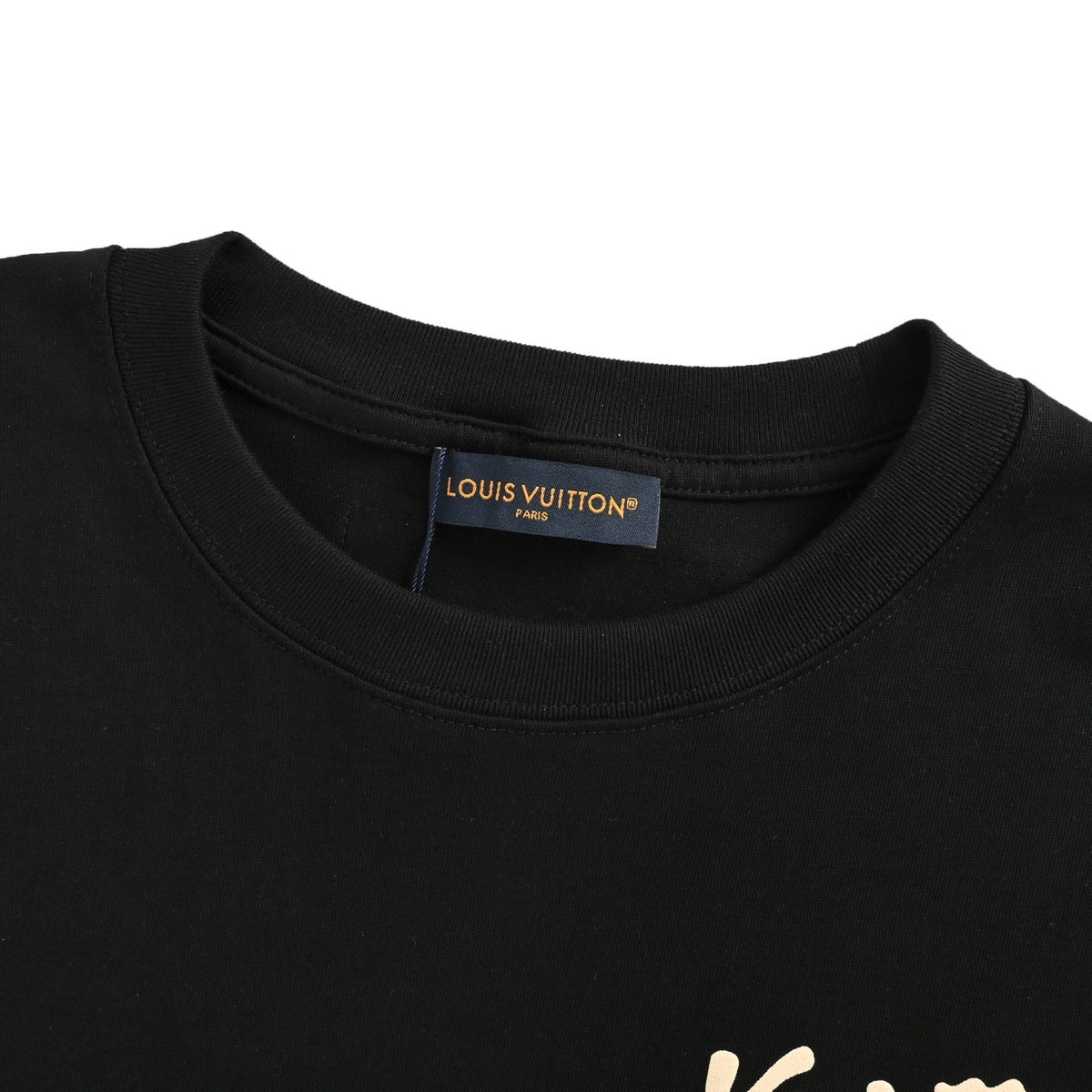 Louis Vuitton 24ss back sun foam printed short sleeves