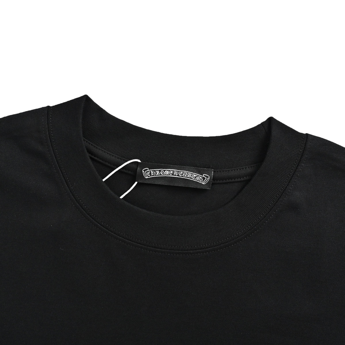 ChromeHearts/Chrome Heart Cross burned patch embroidered short sleeves