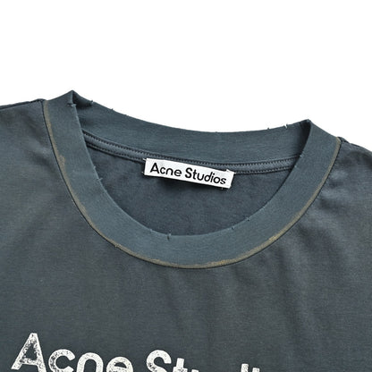 Acne Studios 1996 letter print distressed short sleeves