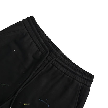 Dior inkjet graffiti embroidered logo shorts