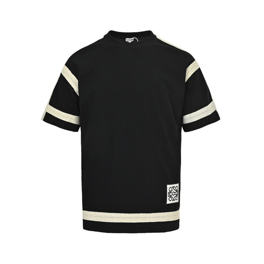 Loewe/Luo Yiwei braided ribbon waffle short sleeves