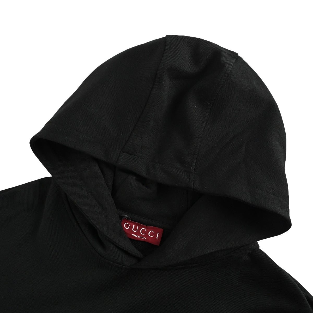 Gucci 25Fw simple double G embroidered hooded sweatshirt