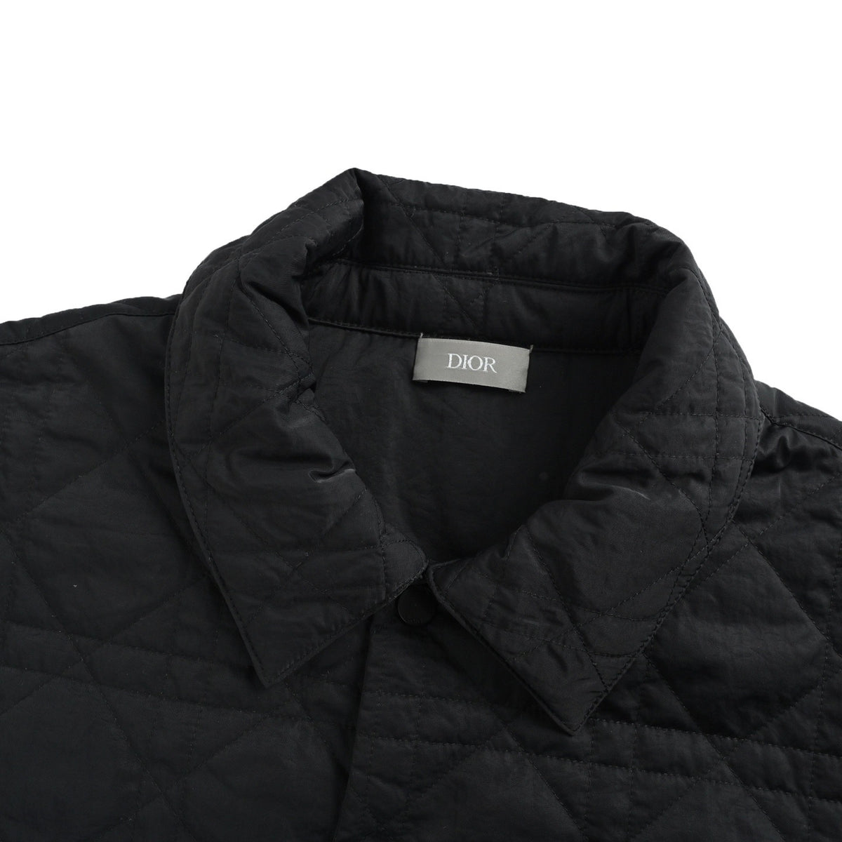 Dior 25Fw pocket badge diamond quilted cotton jacket
