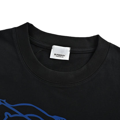 Burberry hollow war horse print short sleeves