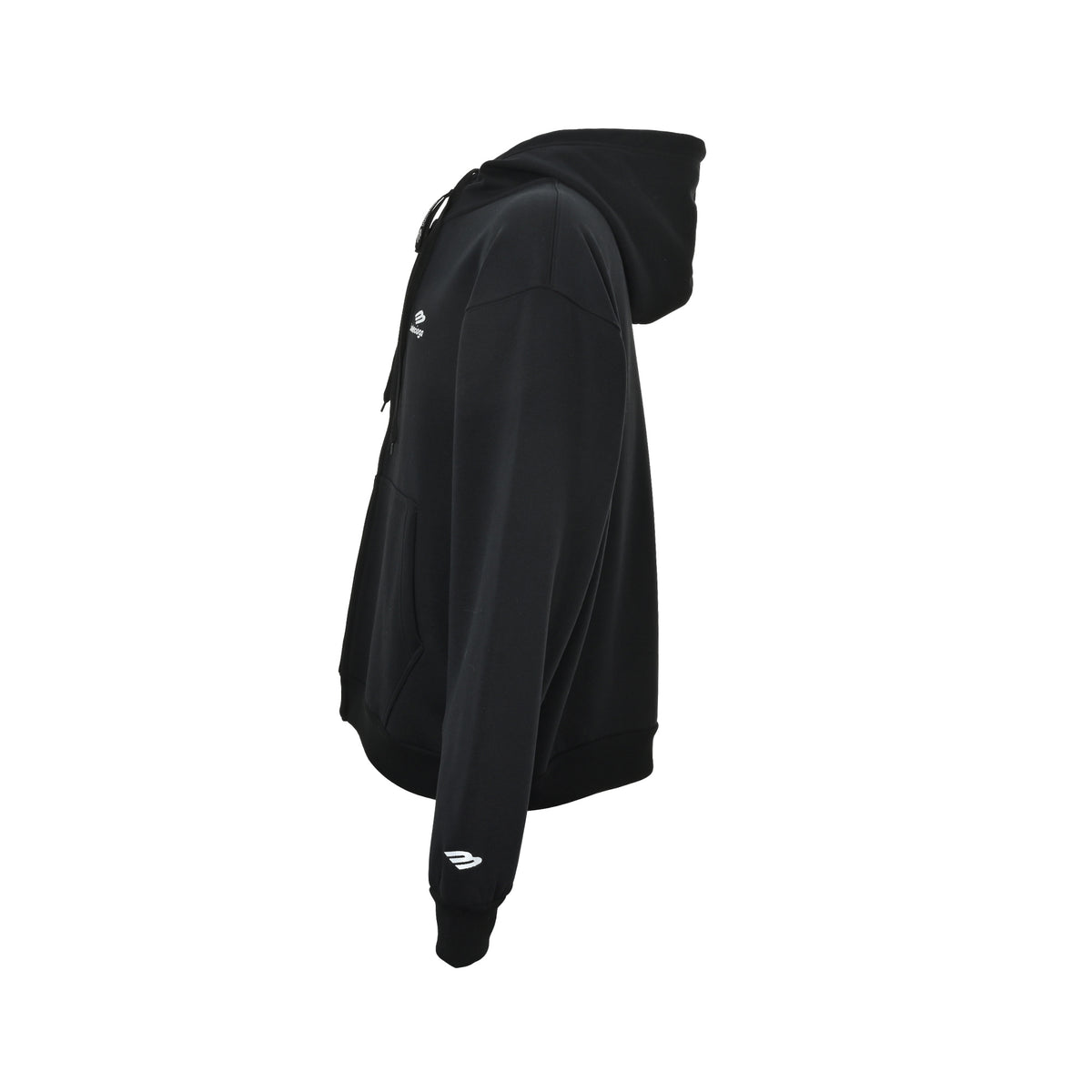 Balenciaga/Balanciaga 3B letter velvet hooded jacket