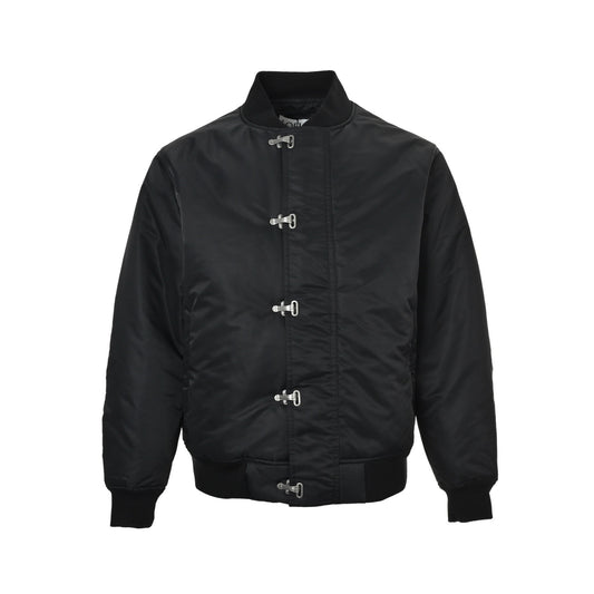 Loewe/Luo Yiwei hook button bomber cotton jacket
