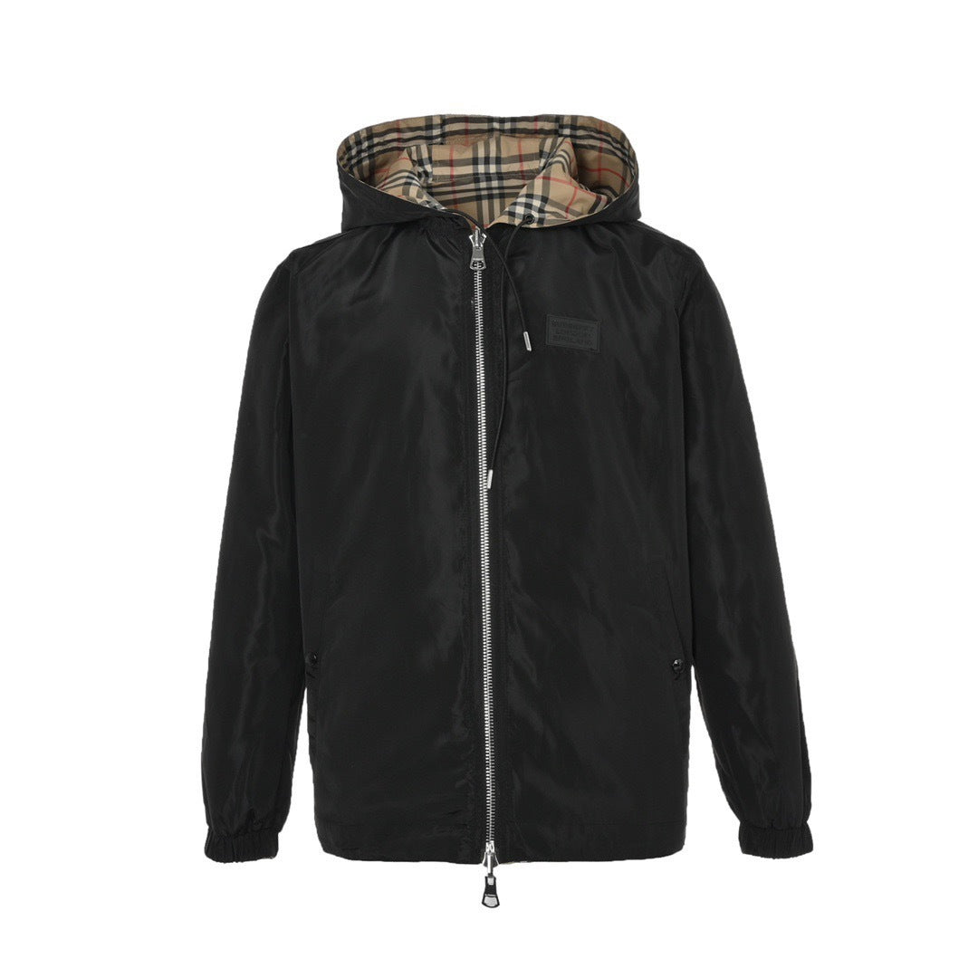 Burberry classic plaid reversible jacket