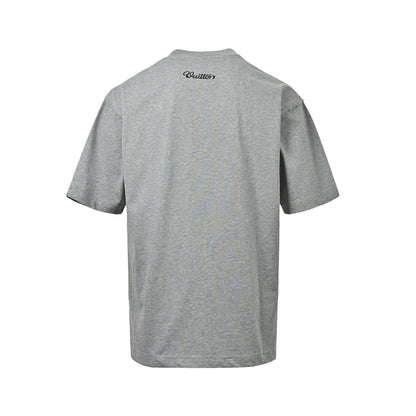Louis Vuitton 26ss patch patch embroidered short sleeves