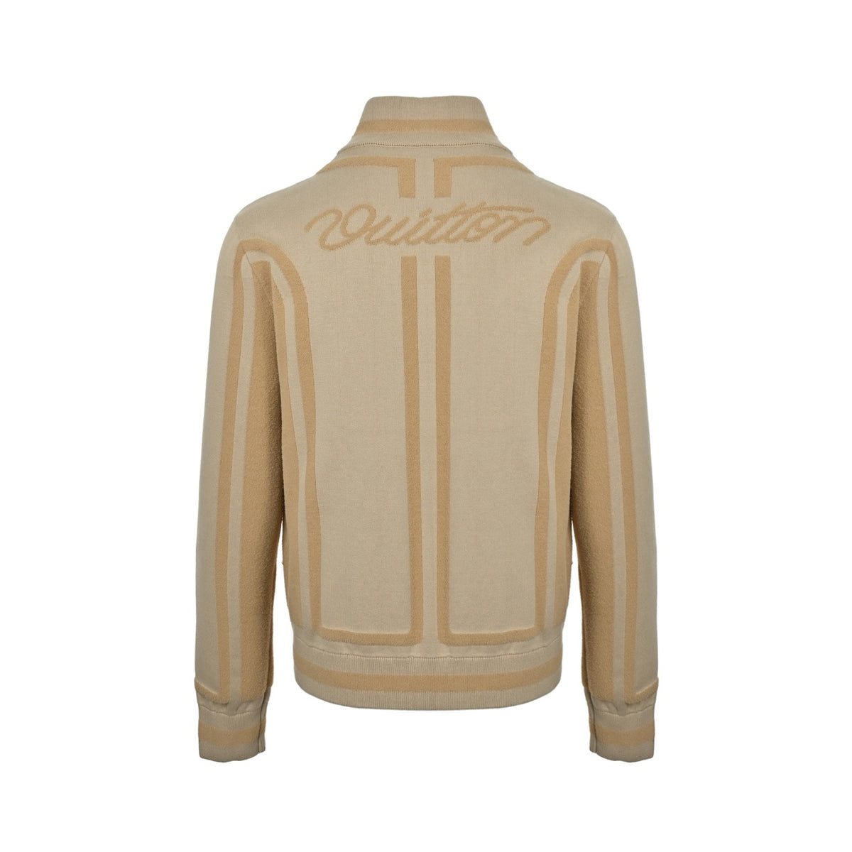 Louis Vuitton 25Fw patchwork contrasting jacquard jacket