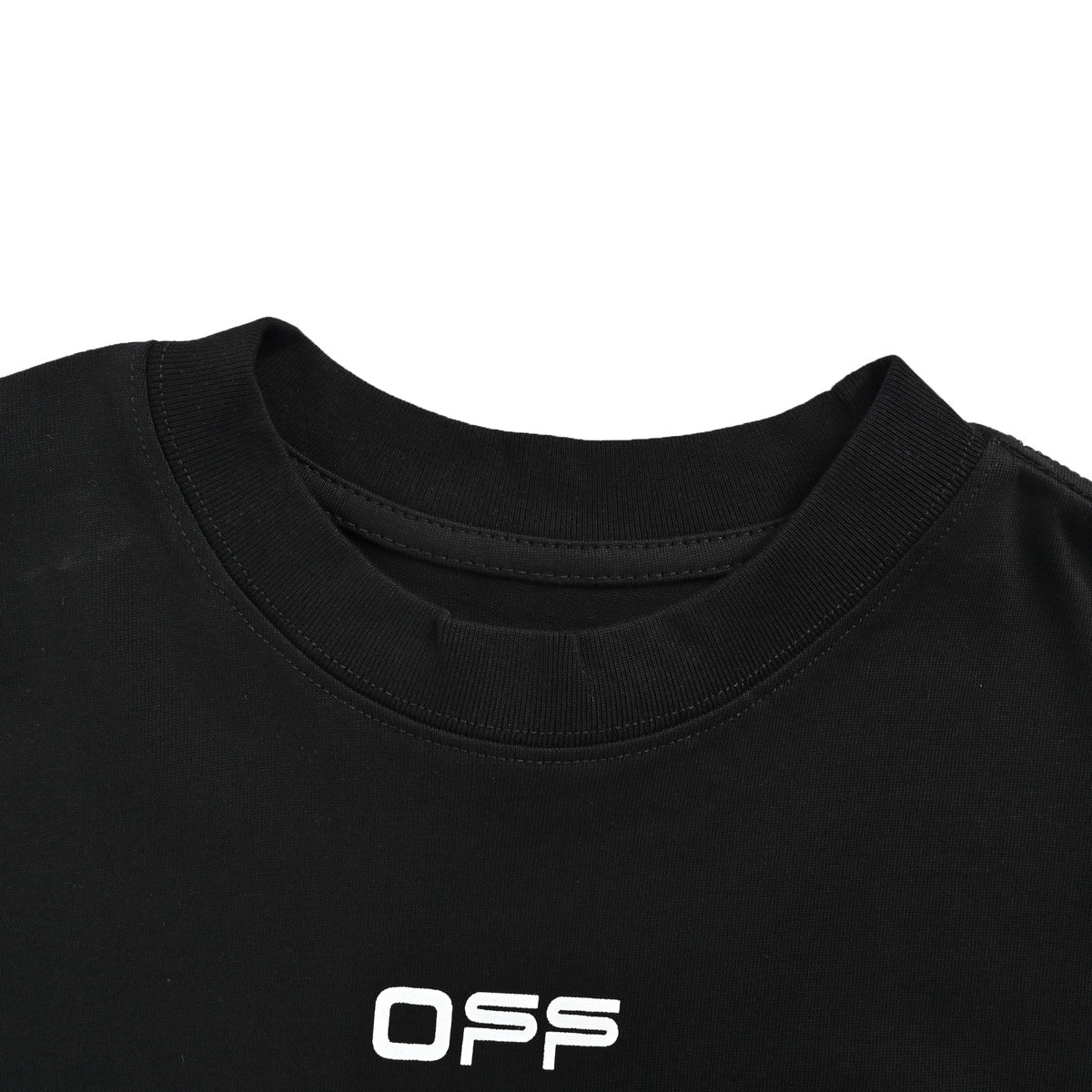 OFF WHITE airport tape arrow print short sleeves