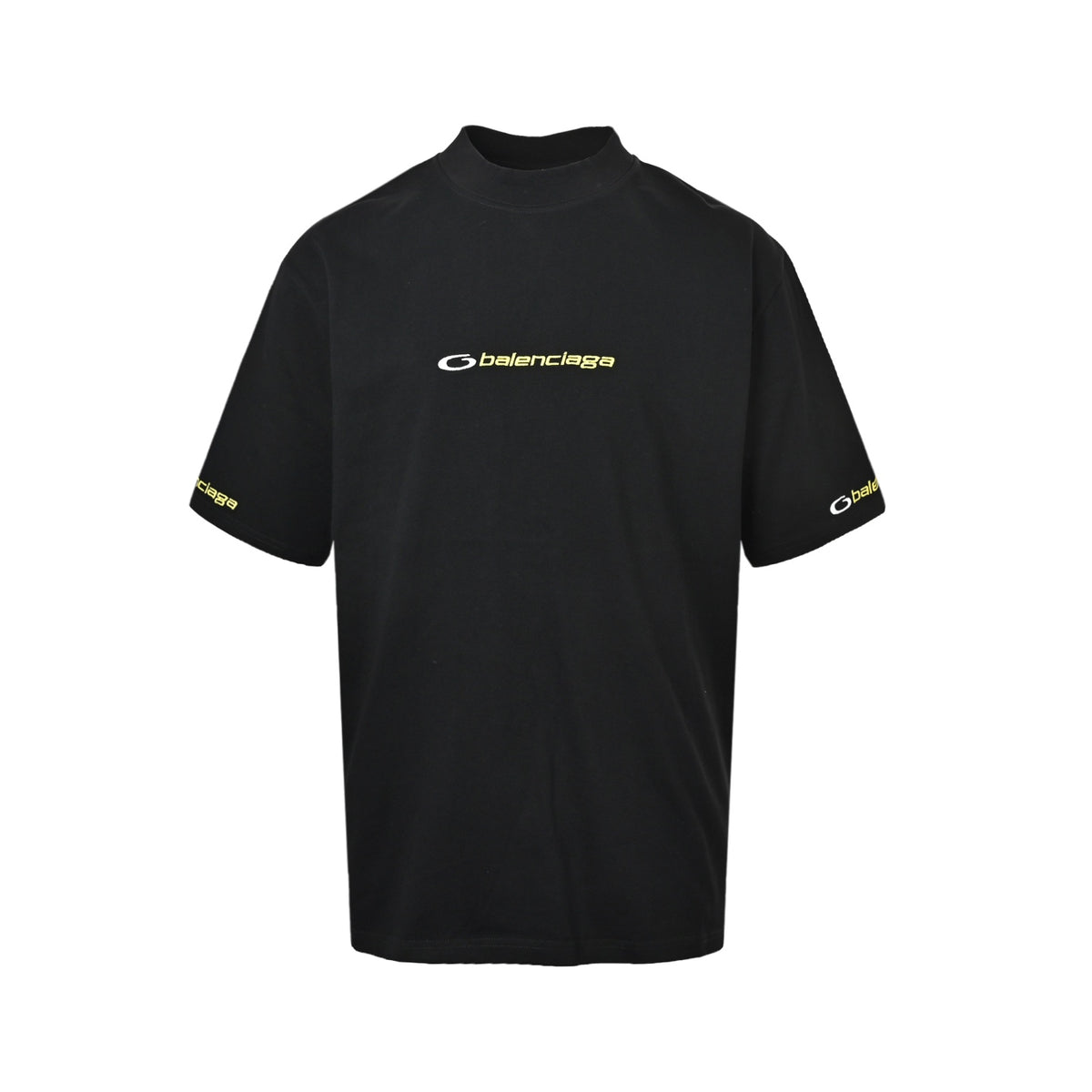 Balenciaga short sleeves with armband letter embroidery