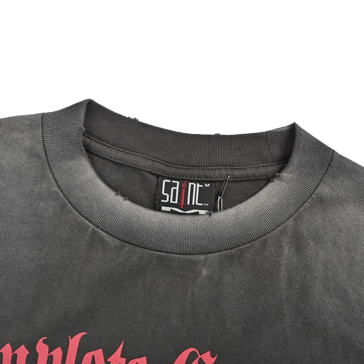 SAINT MICHAEL 25SS Gun Cross Jesus Print Short Sleeve