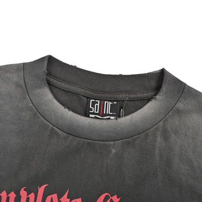 SAINT MICHAEL 25SS Gun Cross Jesus Print Short Sleeve