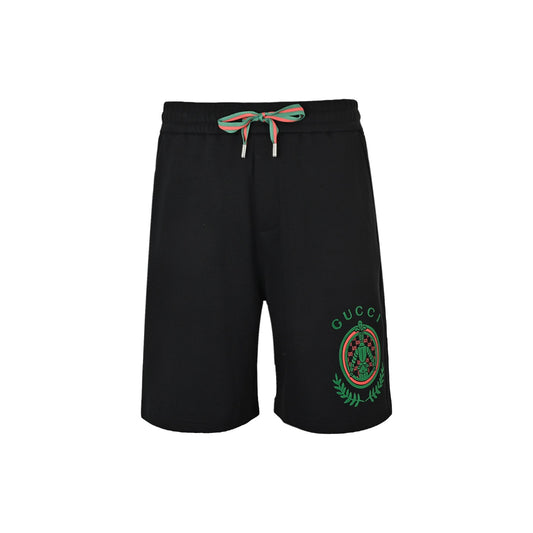 Gucci 26ss wheat knight flocked printed shorts