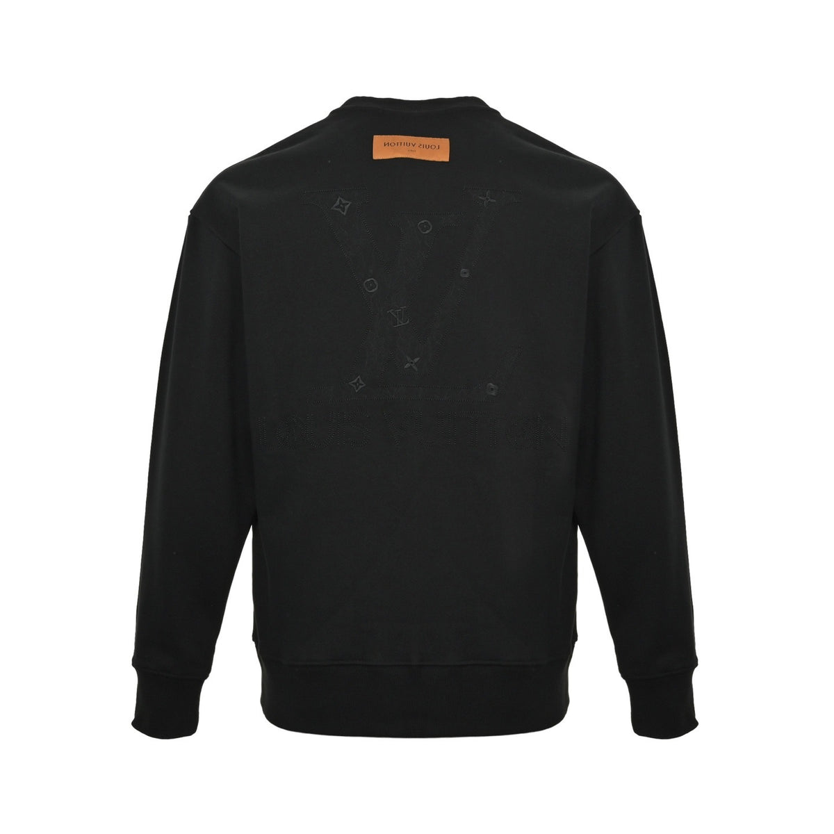 Louis Vuitton 25Fw front and back logo embroidered crew neck sweatshirt