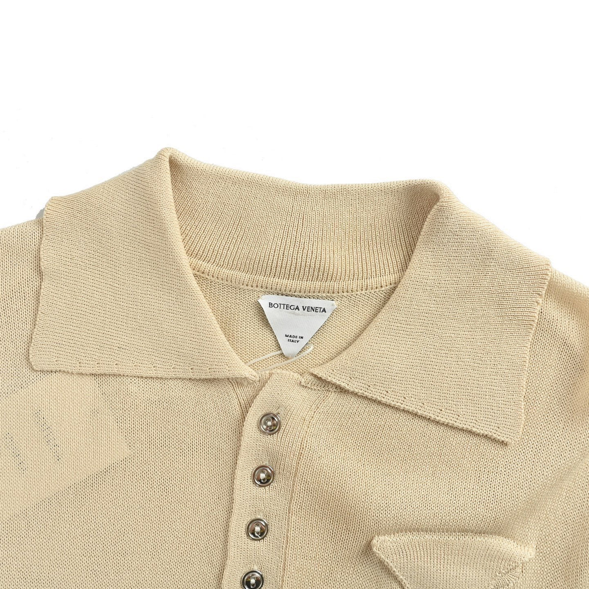 BOTTEGA VENETA/BV Pocket knitted Polo short sleeves