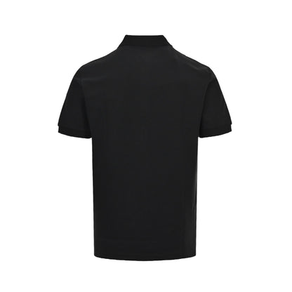 Louis Vuitton 25ss letter embroidered pin Polo short sleeves