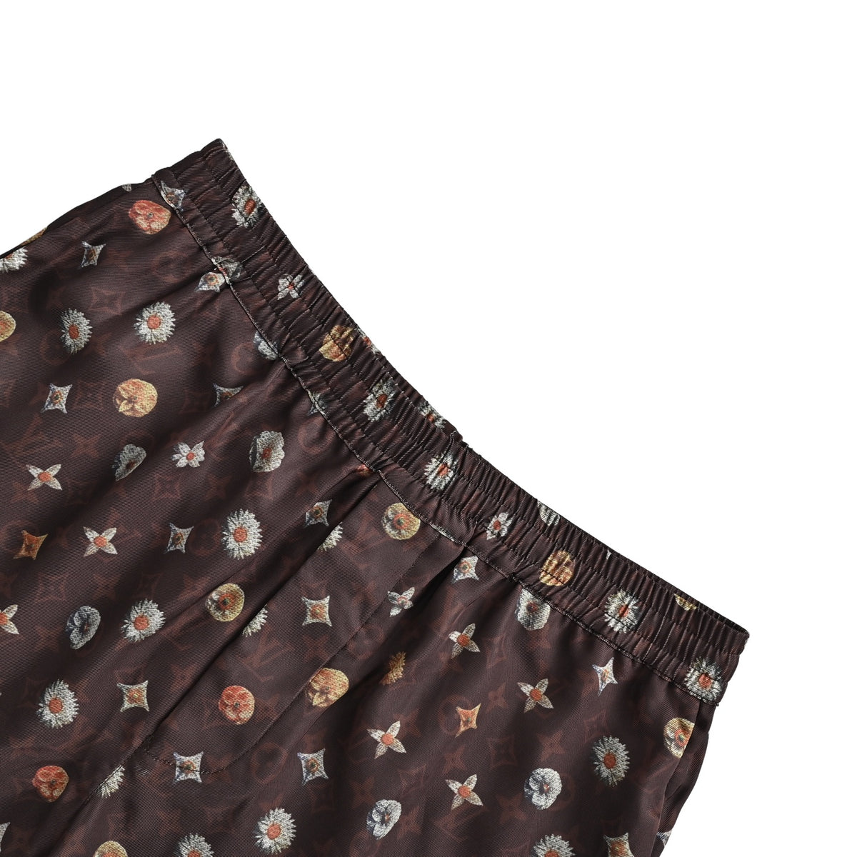 Louis Vuitton 26ss presbyopia daisy all-over printed suit shorts