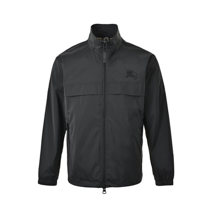 Burberry 26ss light functional wind embroidered horse lapel thin coat