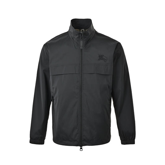 Burberry 26ss light functional wind embroidered horse lapel thin coat