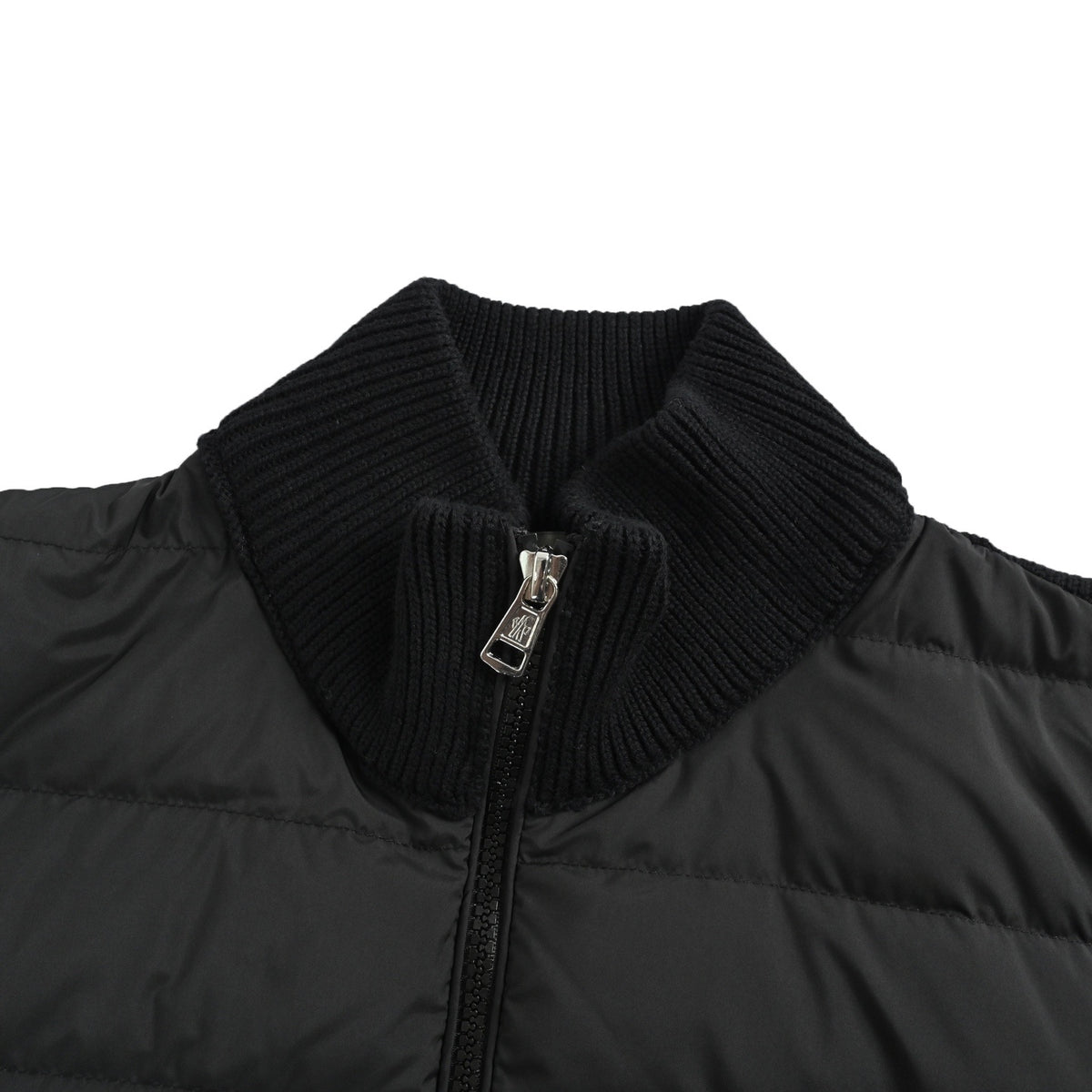 Moncler/Mongolian knitted patchwork down jacket