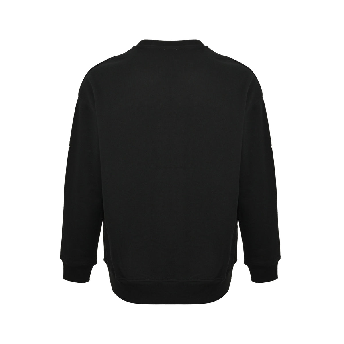 Moncler/Mongolian little monster hair transplanted embroidered badge round neck sweatshirt