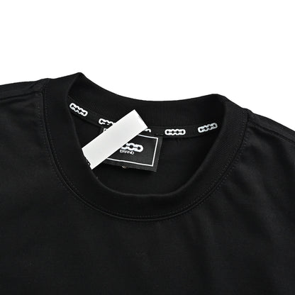 GOOD BRAND 26ss colorful slogan hot diamond short sleeves
