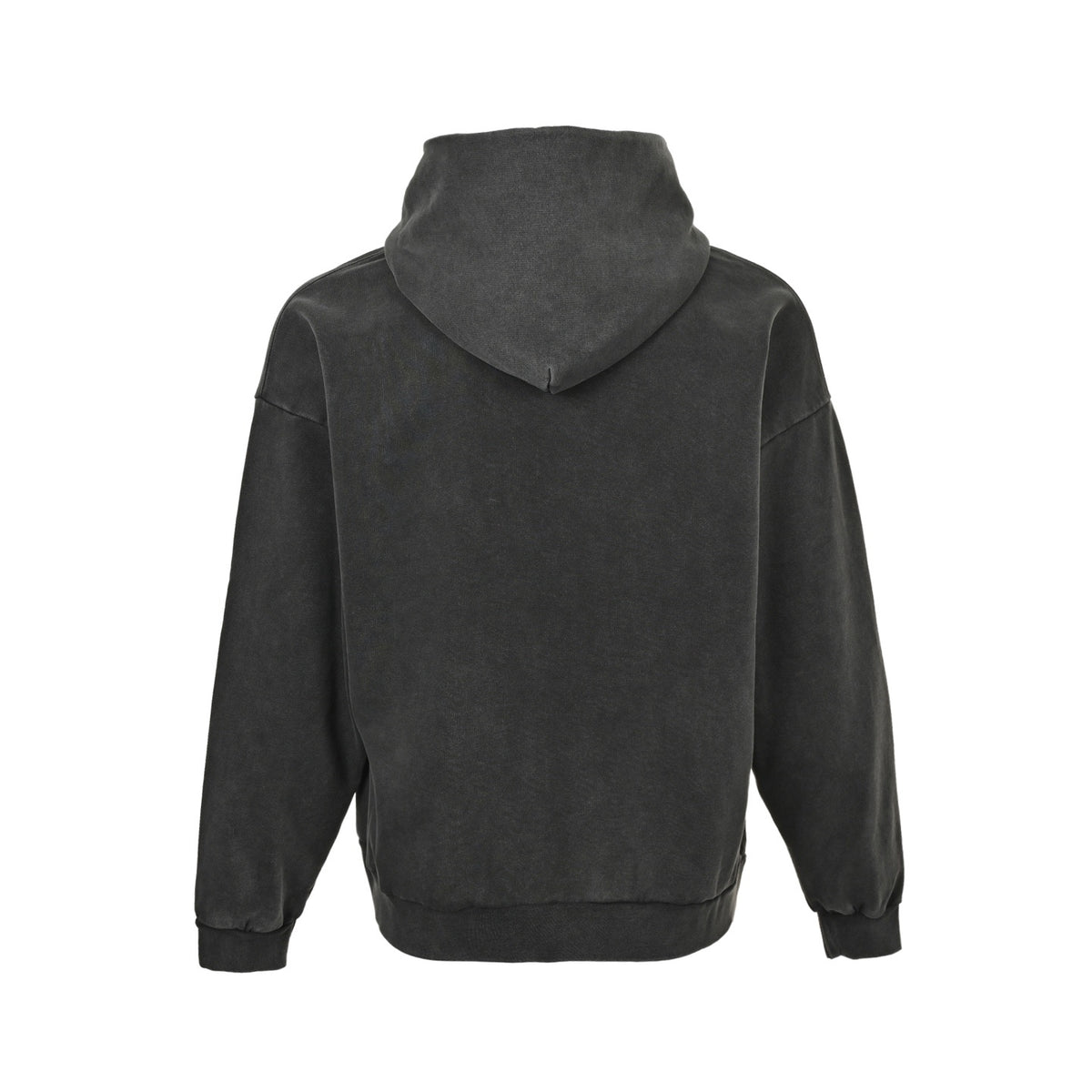 Miu Miu 25Fw letter love patch washed and distressed hooded sweatshirt