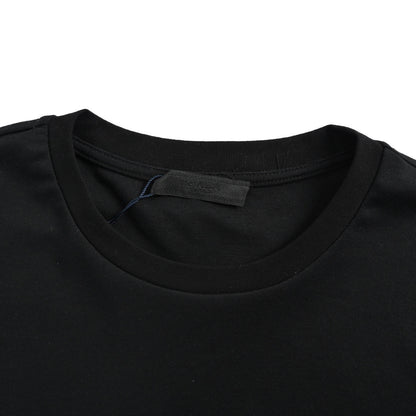 Prada letter triangle logo printed short sleeves