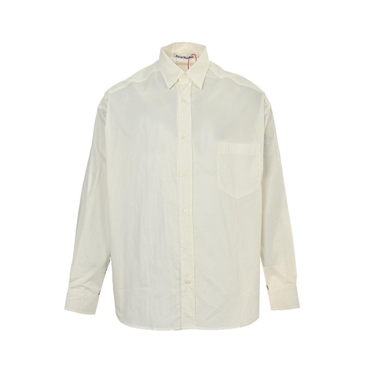 Acne Studios 25Fw jacquard logo oversized shirt