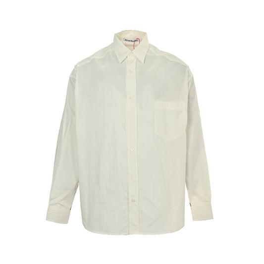 Acne Studios 25Fw jacquard logo oversized shirt