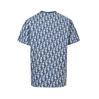 Dior Oblique presbyopia all-over printed towel short sleeves
