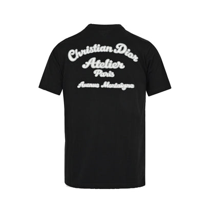 Dior 23ss pocket signature embroidered short sleeves