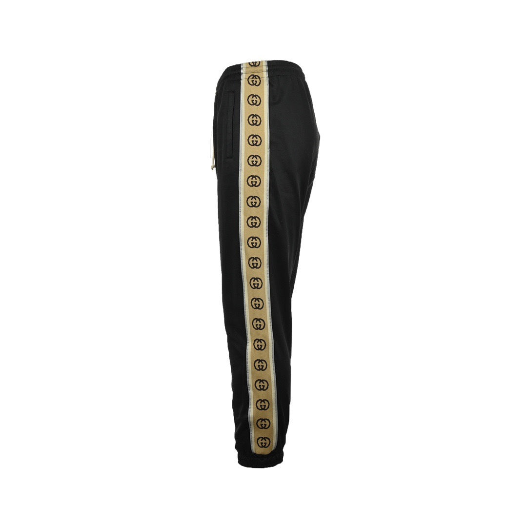 Gucci classic side double G reflective webbing suit trousers