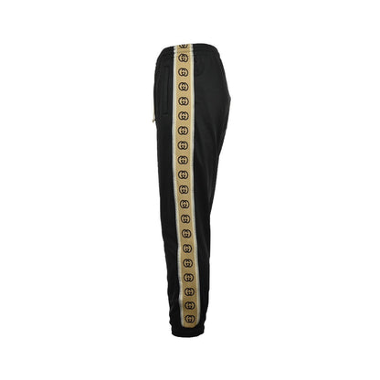 Gucci classic side double G reflective webbing suit trousers