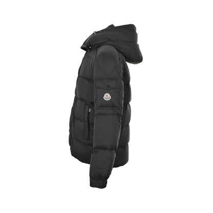Moncler/Mask Matte matte Maya hooded down jacket