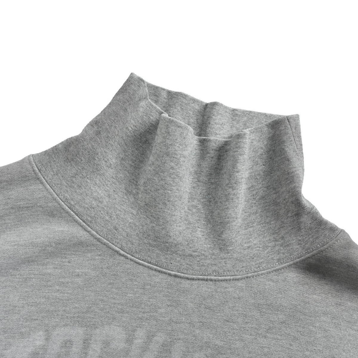 ACNE STUDIOS blur print logo turtleneck sweatshirt