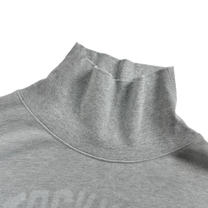 ACNE STUDIOS blur print logo turtleneck sweatshirt