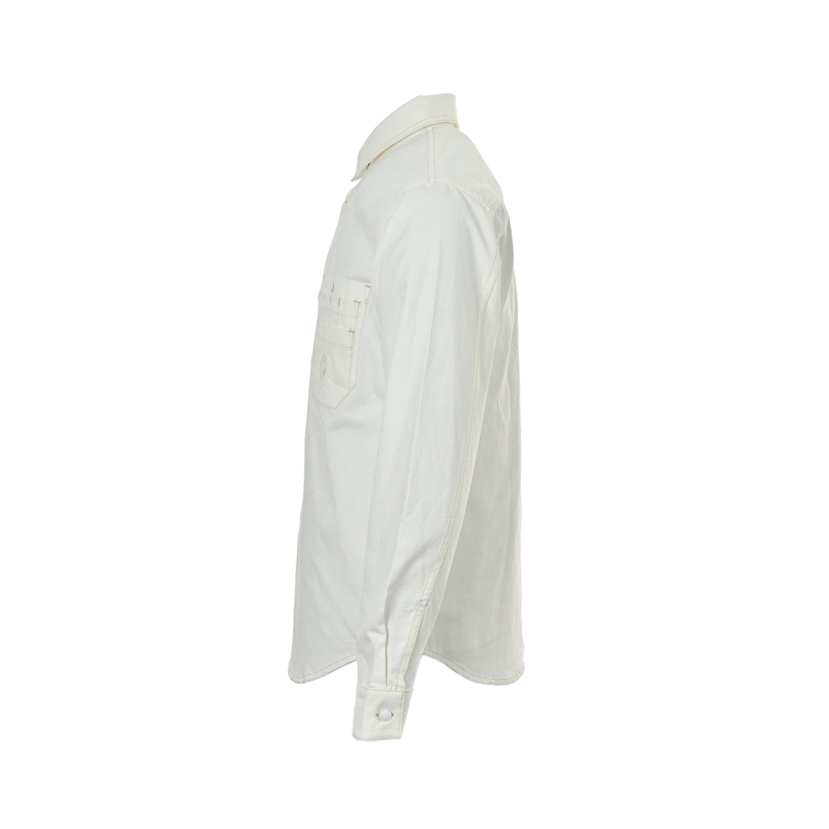 Dior 25Fw topstitch canvas shirt jacket