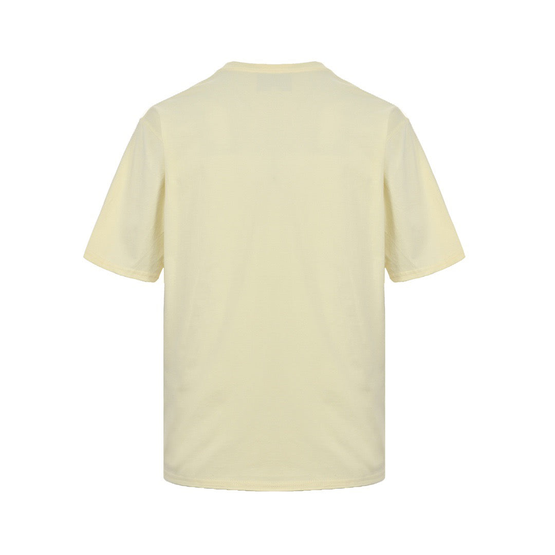 Gucci 22ss smiley face print short sleeves