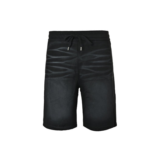 Balenciaga/Balanciaga 26ss embroidered letter washed shorts