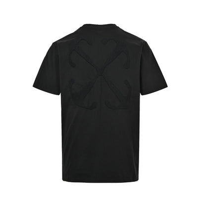OFF WHITE CO VIRGIL 24SS dark pattern anchor arrow embroidered short sleeves