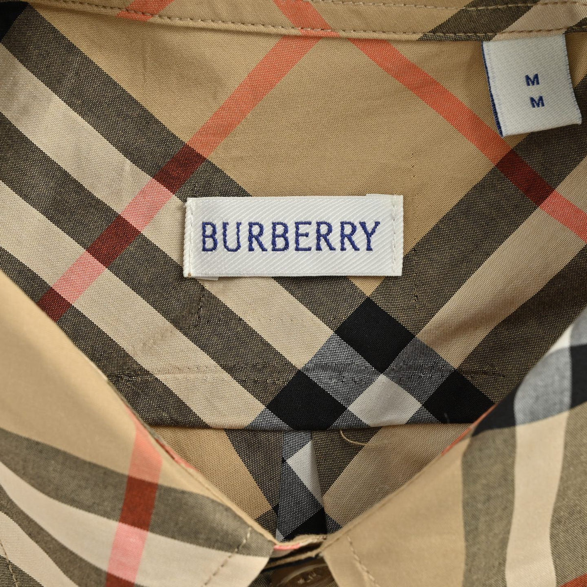 Burberry classic diagonal short-sleeved shirt