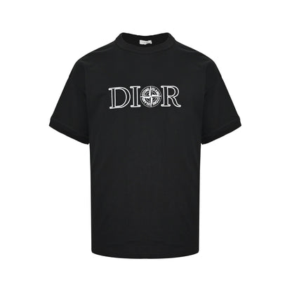 Dior 24ss Stone Island joint embroidered short sleeves