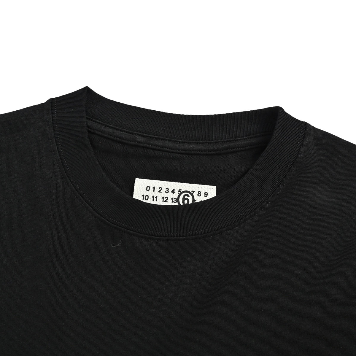 Maison Margiela/Margiela twisted logo printed round neck short sleeves
