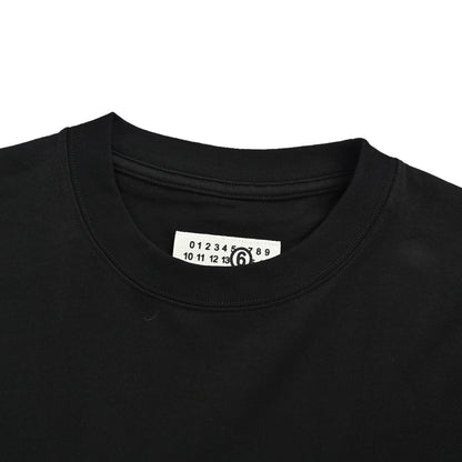 Maison Margiela/Margiela twisted logo printed round neck short sleeves