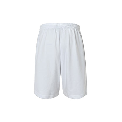 Balenciaga/Balanciaga blue liquefied embroidered shorts